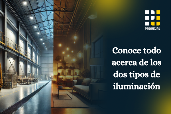 Diferencias entre iluminación industrial e iluminación residencial en Jalisco